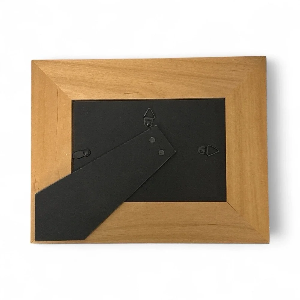 Laser Art Picture Photo Frame Wooden Etched ‎ 